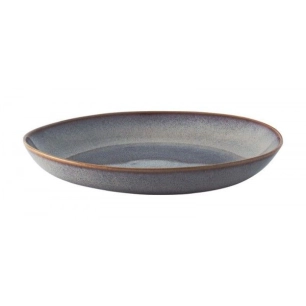 coupe plate 28 cm beige - lave - villeroy et boch