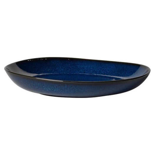 coupe plate 28 cm bleu - lave - villeroy et boch
