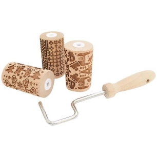 3 mini-rouleaux noël - scrapcooking
