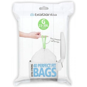 sacs poubelle - perfectfit code g (23-30 litres) - brabantia