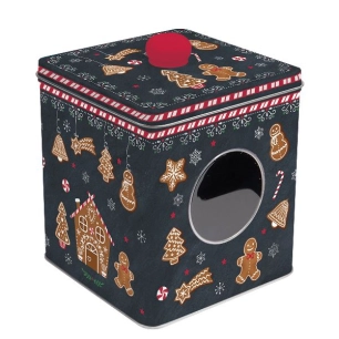 boîte à cookies carrée - pain d'épices - easy life