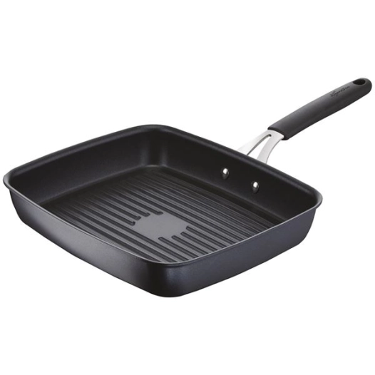 poêle grill 29 x 25 cm - tempra - lagostina