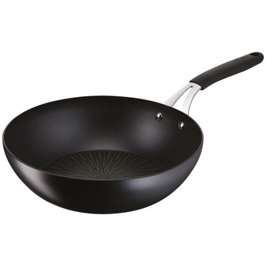 poêle wok 28 cm - tempra - lagostina