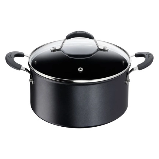 faitout 24 cm + couvercle - tempra - lagostina