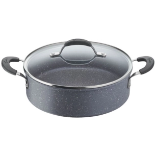 sauteuse 26 cm + couvercle - tempra minéral - lagostina