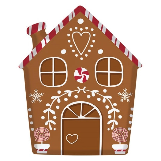 6 assiette rectangulaire 21 x 25.5 cm - pain d'épices - easy life