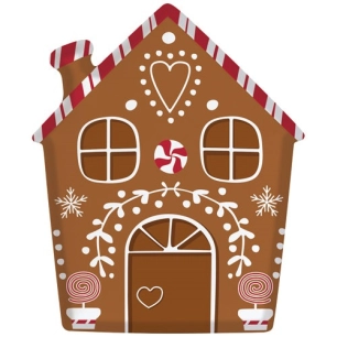 6 assiette rectangulaire 21 x 25.5 cm - pain d'épices - easy life