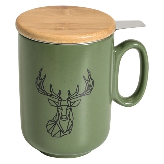 tisanière 45 cl kaki & cerf - origami - table et cook