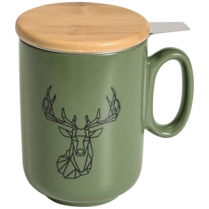 tisanière 45 cl kaki & cerf - origami - table et cook