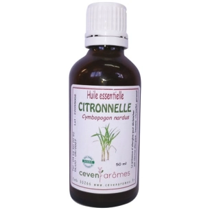 huile essentielle citronnelle 50 ml - ceven aromes