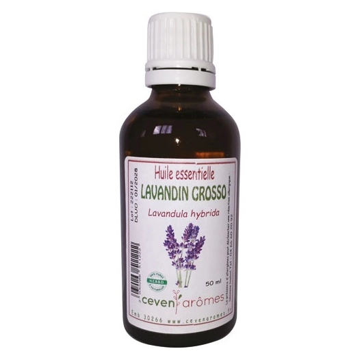 huile essentielle lavandin grosso 50 ml - ceven aromes