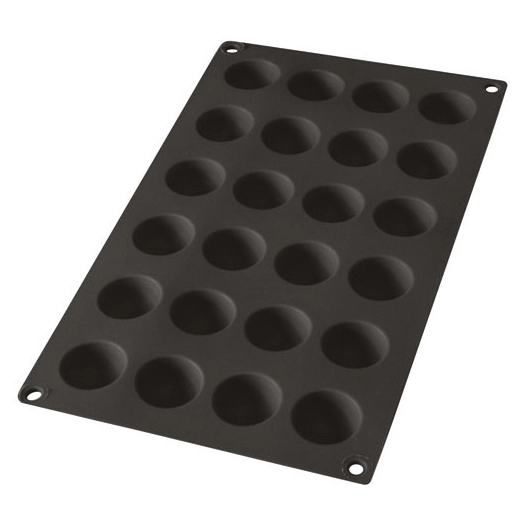 gourmet moule mini demi sphere 24p noir - lekue