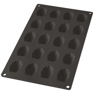 gourmet moule madeleine 20p noir - lekue