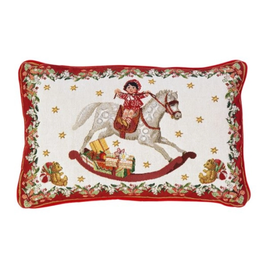 toy's fantasy*coussin reversible gobelin 32x48cm*n - villeroy et boch