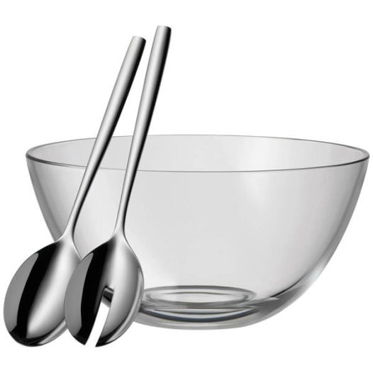 set saladier 23.5 cm + couverts 25 cm - taverno - wmf