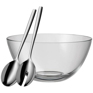 set saladier 23.5 cm + couverts 25 cm - taverno - wmf