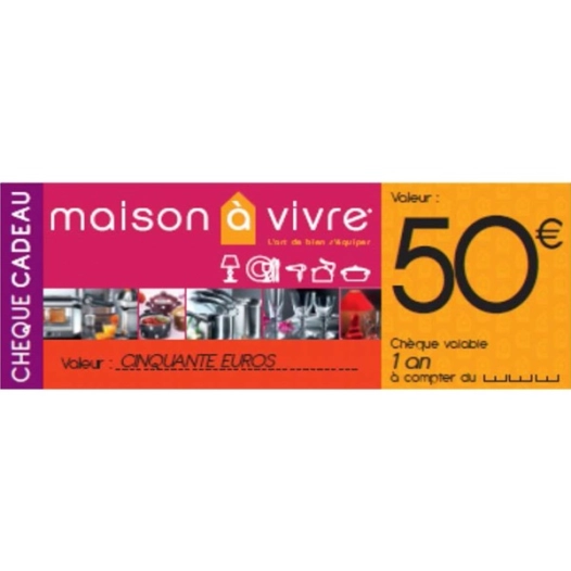 100 cheque cadeau 50 euros*s- - cent pour cyan