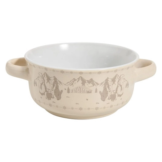 bol à soupe 13.5 cm crème - marmottes - table et cook