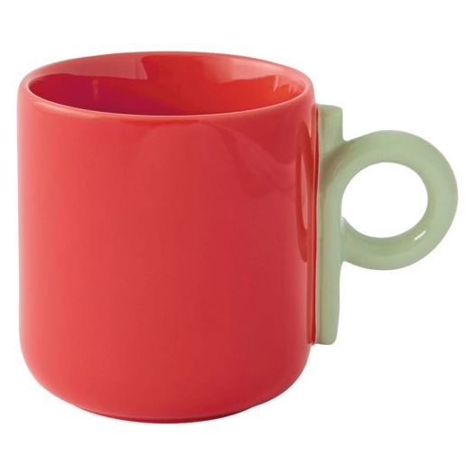 Mug 35 cl rouge & vert - creative - easy life