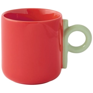 Mug 35 cl rouge & vert - creative - easy life