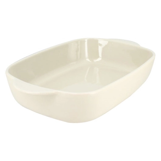 plat à four rectangulaire 33 x 20 cm beige - octave - menastyl