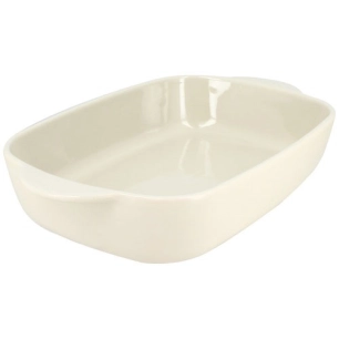 plat à four rectangulaire 33 x 20 cm beige - octave - menastyl