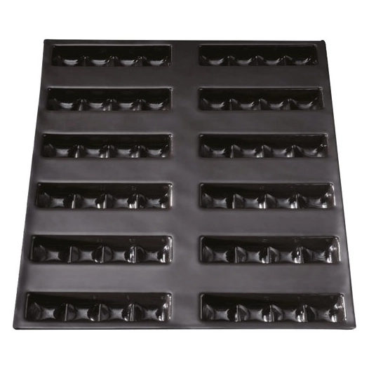 moule 12 barres gourmandes quattro - origine - flexipan