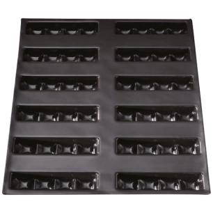 moule 12 barres gourmandes quattro - origine - flexipan