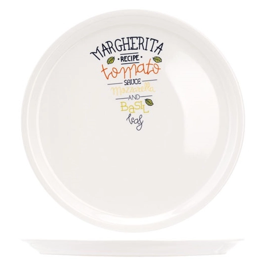 6 assiette à pizza 30 cm - margherita - cosy & trendy