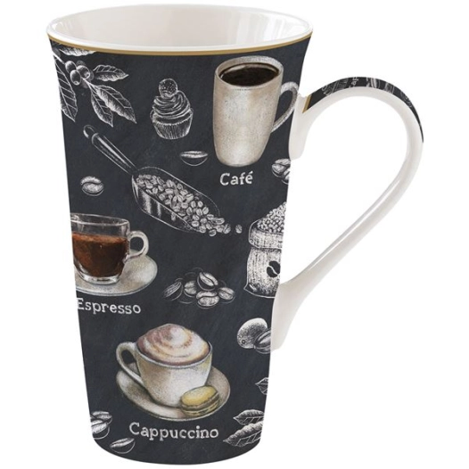 coffret mug géant 60 cl - barista - easy life