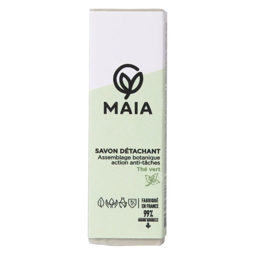 savon détachant vêtement thé vert 100 g - maia