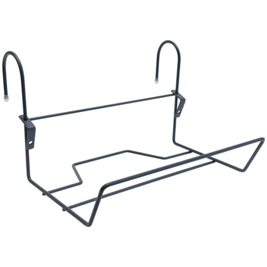 support jardinière crochet fer rond 35x18cm anthracite - louis moulin