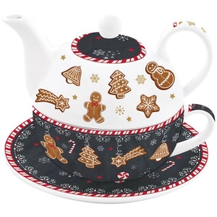 coffret théière égoïste 35 cl - pain d'épices - easy life