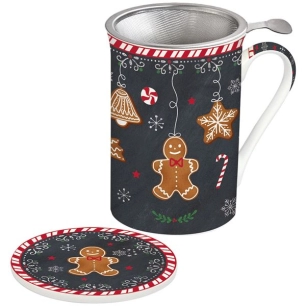 coffret tisanière 30 cl - pain d'épices - easy life