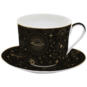 coffret tasse déjeuner 40 cl - céleste - easy life