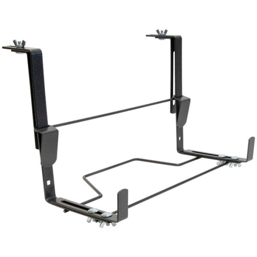 sup.jardinière ergonomi.fer plat 35x16 à 26cm gris martelé - louis moulin