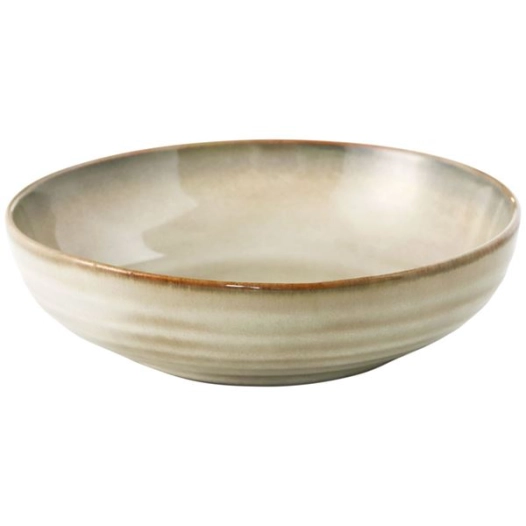 6 assiette à salade & pâtes 18 cm sable - flow - medard de noblat