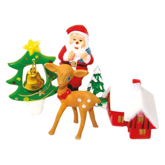 lot 4 décors de noël - scrapcooking