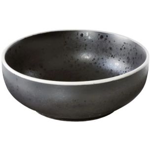 6 assiette creuse 17 cm salade & pâtes - aster granit - medard de noblat