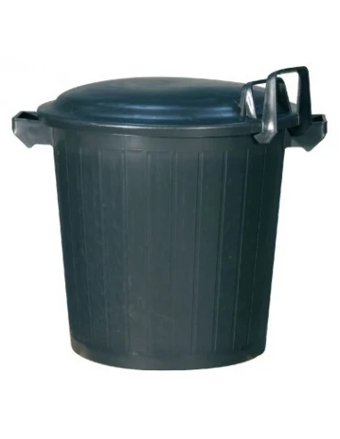 Poubelle crochetable d'immeuble 50 l noir