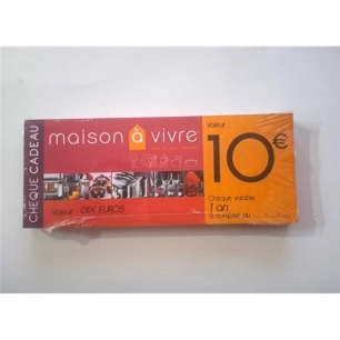 100 cheque cadeaux 10 euros - cent pour cyan