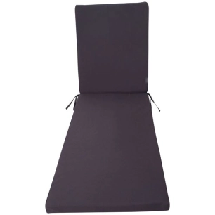 coussin bain de soleil déhoussable monte carlo ardoise185x5 - delumi