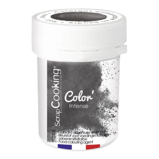 colorant alimentaire en poudre noir 5 g - scrapcooking