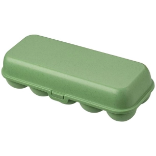 boîte à œufs nature vert feuille - egg to go - koziol