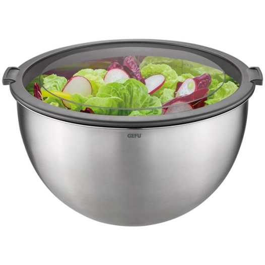 set 3 saladiers avec couvercles - mondi - gefu