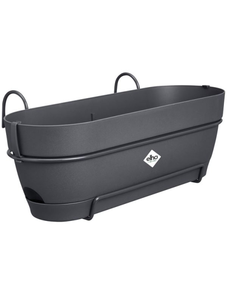 Balconnière Elho Vibia Campana 50cm Anthracite Kit balconnière design avec réserve d'eau - ELHO