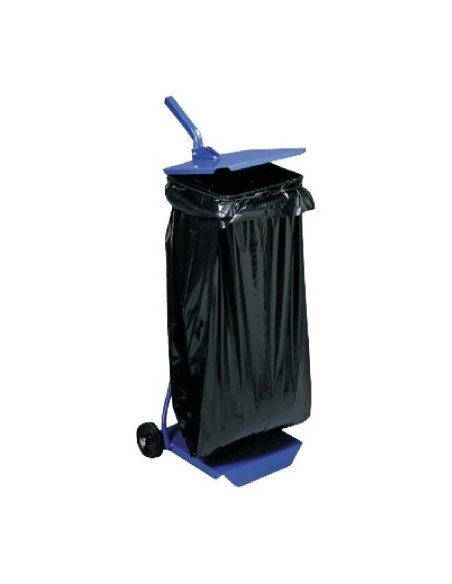 Support sac 2 roues à couvercle 110