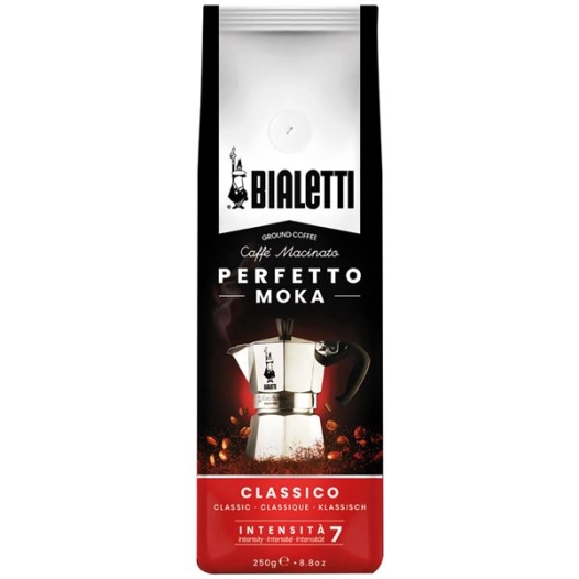 café moulu 250 g classico - perfetto moka - bialetti