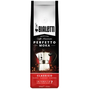 café moulu 250 g classico - perfetto moka - bialetti