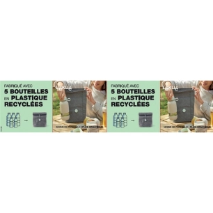 plv fourreau 5 bouteilles plastique recyclées - faj00166 - lekue